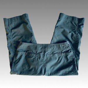 Royal Robbins Capri Pant Comfort Travel Grunge Y2K Gorpcore Hike Olive Green 8